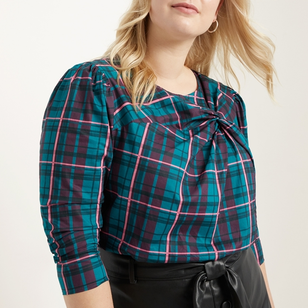 Eloquii Puff Sleeve Top